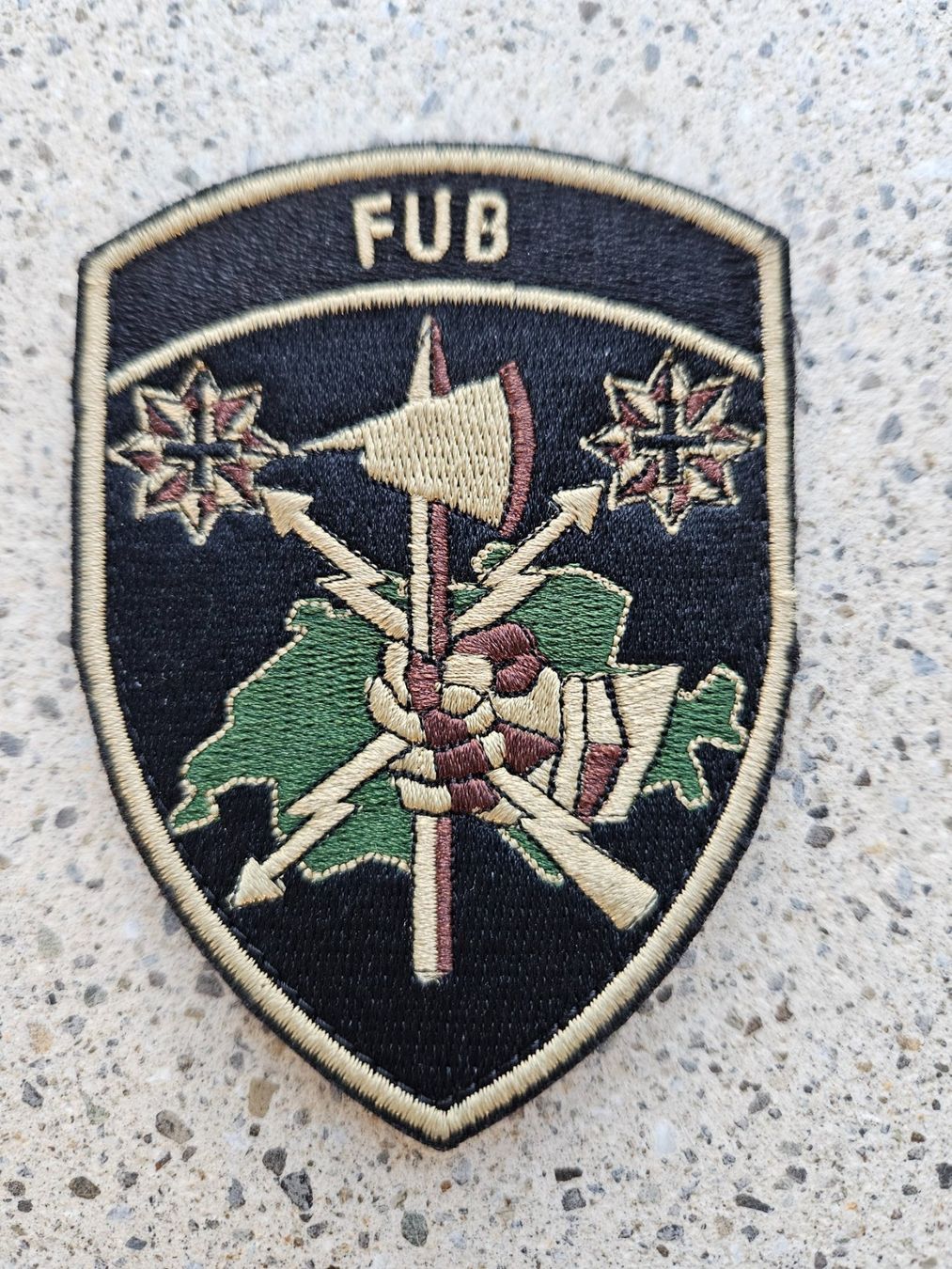 Placchette & Badge: Badge FUB mit klett *** – Nuovo e nell'imballaggio originale da Riedholz venduto da fr_sIruP