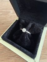 Original KURZ Diamantring, Weissgold, Brillant Schliff!