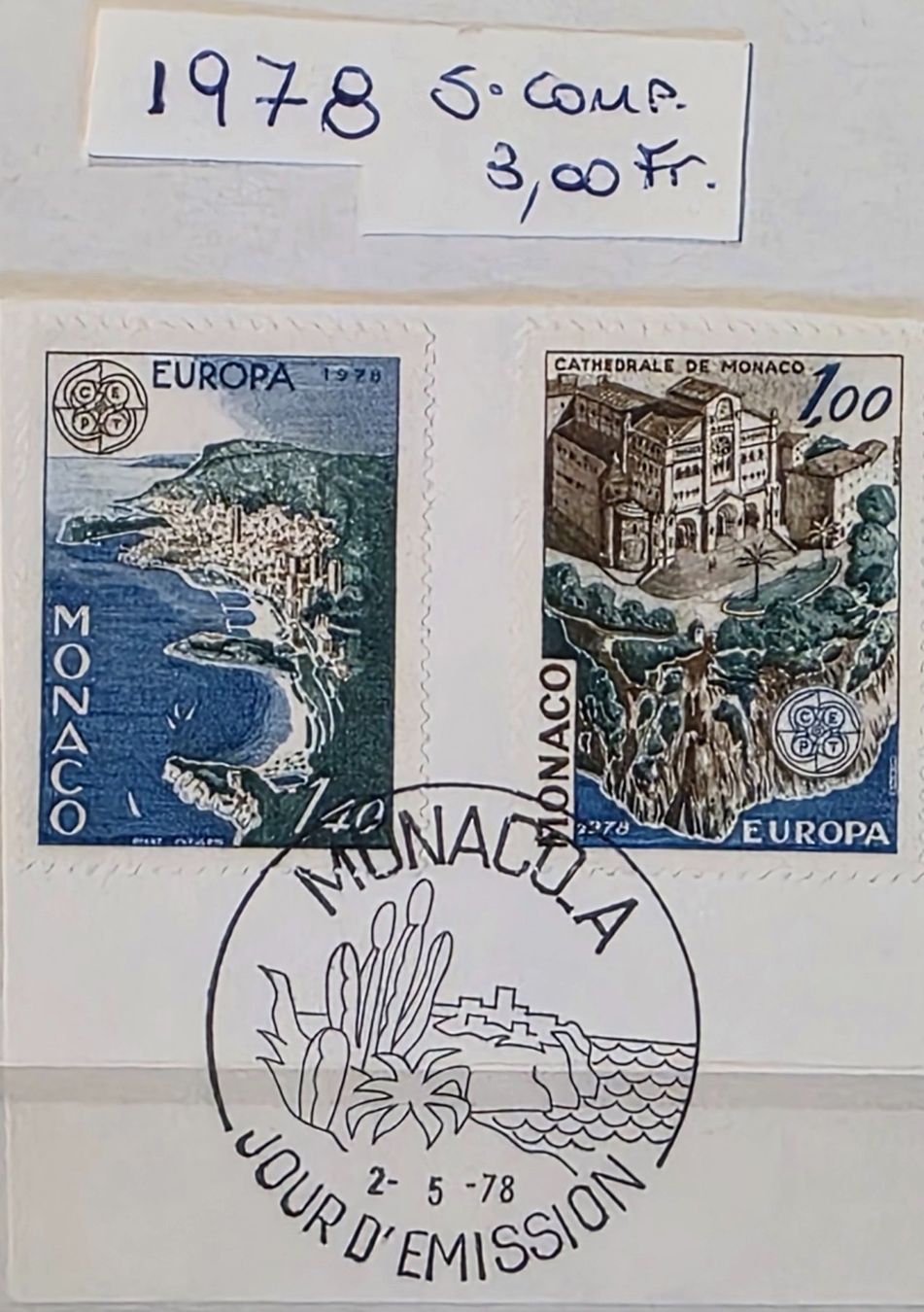 Tutti i francobolli: Monaco 1978 Europa Serie – Nuovo (secondo la descrizione) da Rohrbach venduto da lod_m58r