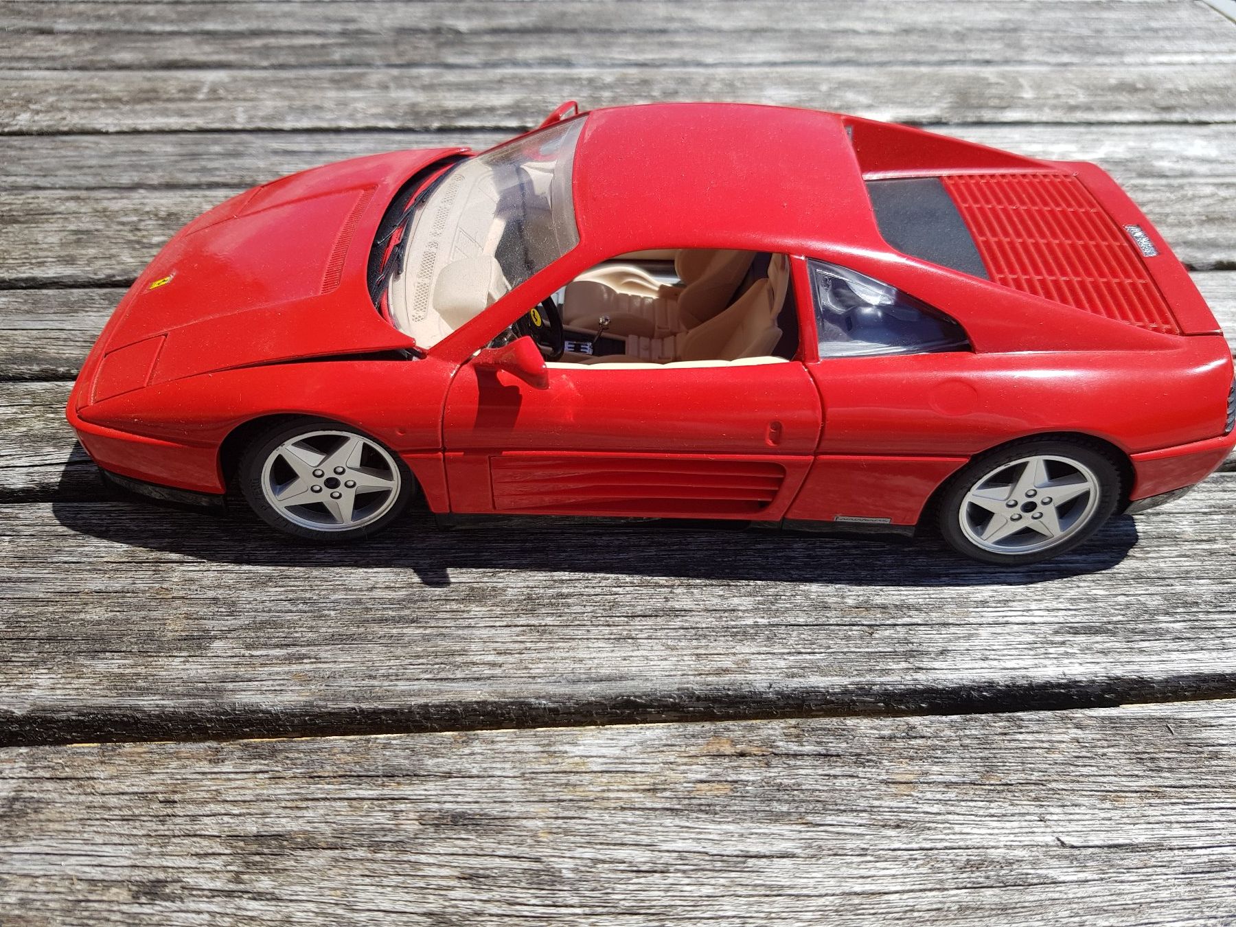 Ferrari Modellini d'auto: Ferrari 348 1989 Modellauto rot – Usato da Jona venduto da dampfnuggi 2