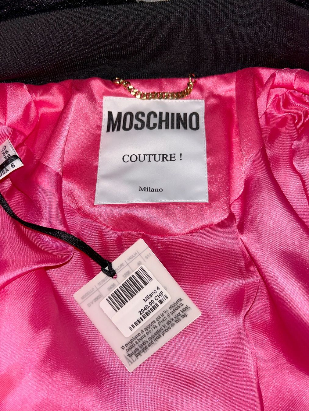 Moschino Giacche: Moschino Couture Barby Bomber – Nuovo e nell'imballaggio originale da Davos Dorf venduto da Juszy-Shop 8