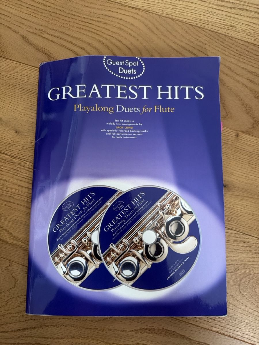 Libri: Notenbuch "Greatest Hits" Flöte Duette mit CDs – Usato da Oberdorf NW venduto da sab_qgz6