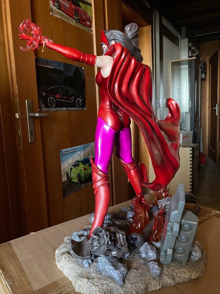 Marvel Statuette: Alpha3 Scarlet Witch Custom Statue 1/4 Marvel Sideshow – Usato da Tafers venduto da tobib_23 1