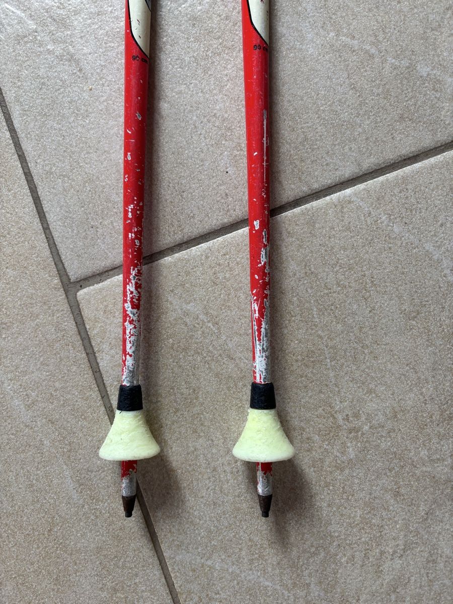 Leki Bastoncini da sci: LEKI bâtons de Ski Worldcup light Trigger S courbés - 90 cm – Usato da Ogens venduto da ced_qn5v 3