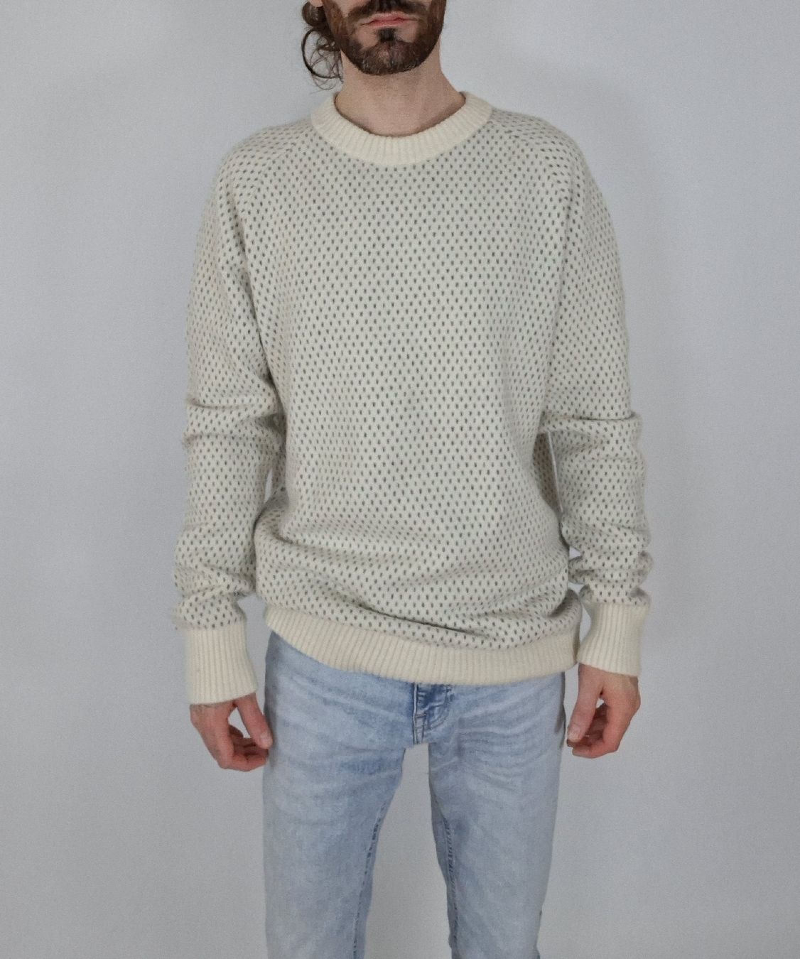 Pullover & Sweatshirts: Winter Strickpullover, Beige/Weiss, Top Zustand, Grösse M – Neu (gemäss Beschreibung) aus Rorschach von joh_v2y2