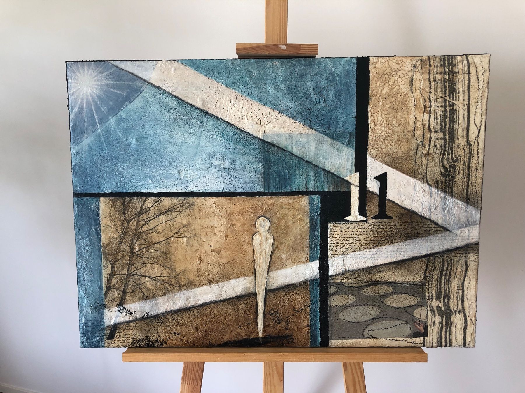 Dipinti: Acrylbild, Mischtechnik auf Leinwand, ein Unikat – Nuovo (secondo la descrizione) da Bern venduto da Banane000 1