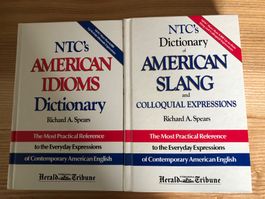 2x NTC’s Dictionary in Box: AMERICAN IDIOMS & American Slang