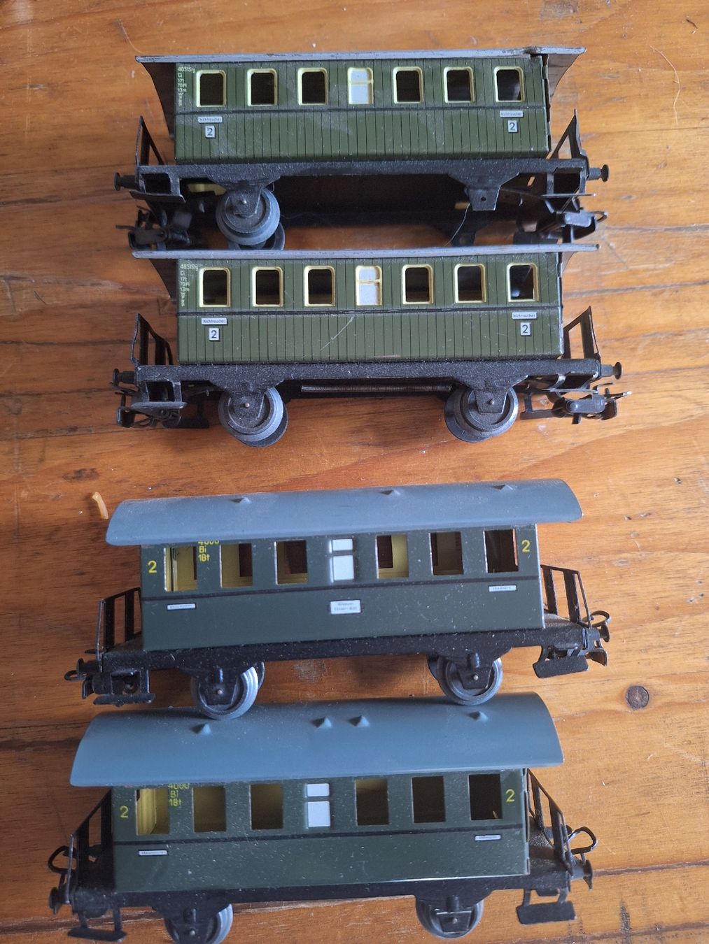 Märklin Modellini di ferrovie: Märklin Personenwagen – Usato da Heerbrugg venduto da Gjupi