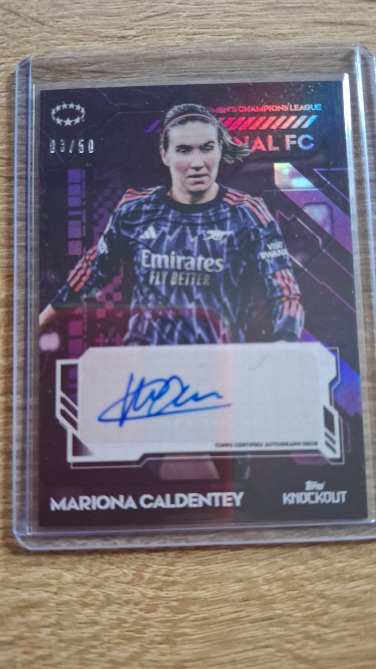 Topps Sammelbilder & Trading cards: Mariona Caldentey /50 Auto Knockout 2025/26 – Gebraucht aus Neuhausen am Rheinfall von Schweizer83