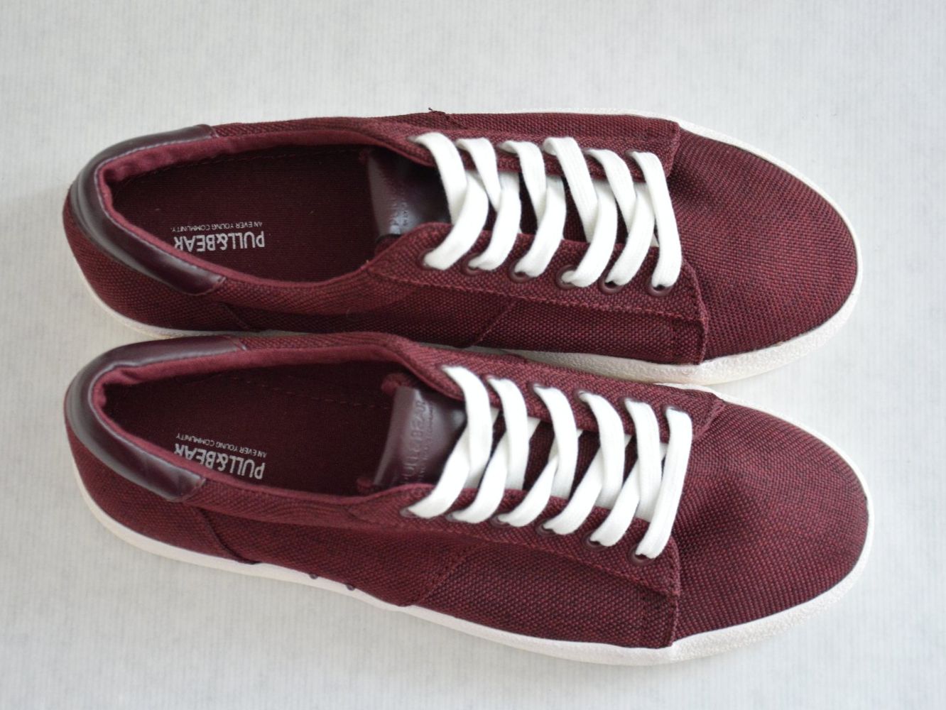 Damenschuhe: Herbstschuh, Sneaker Plateau, Pull&Bear Weinrot Gr. 38 neu! – Neu (gemäss Beschreibung) aus Bern von SecondWave 2