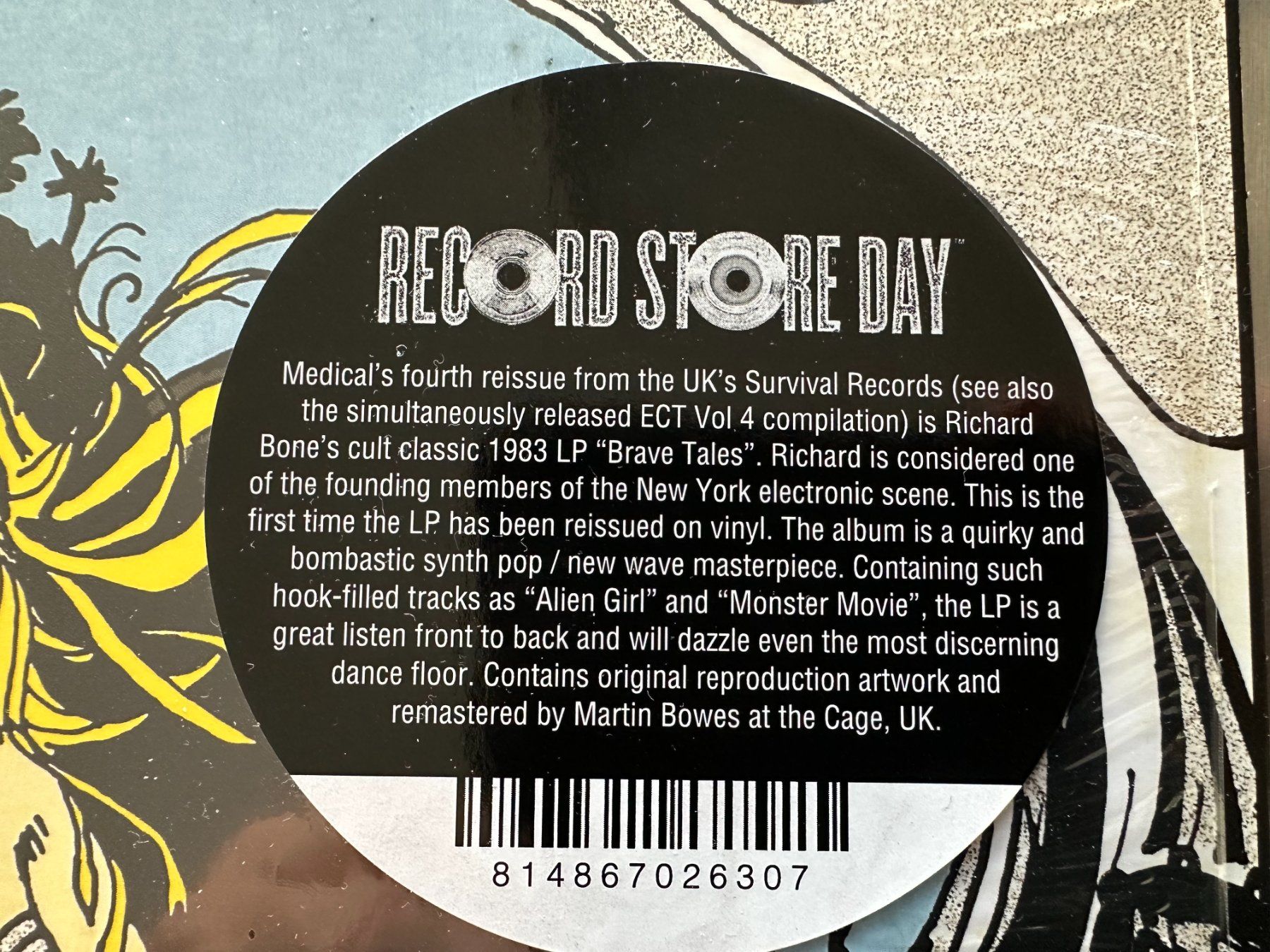 Dischi in vinile: RICHARD BONE LP BRAVE TALES - RECORD STORE DAY - SYNTH POP – Nuovo (secondo la descrizione) da Sion venduto da jaipur1401 1