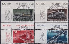 1947, Nr.277-280 +Ersttags-Vollstempel +TABS 150.-+ LUXUS!