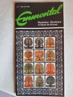 Vintage Flyer Prospekt Emmental Wanderland 1985