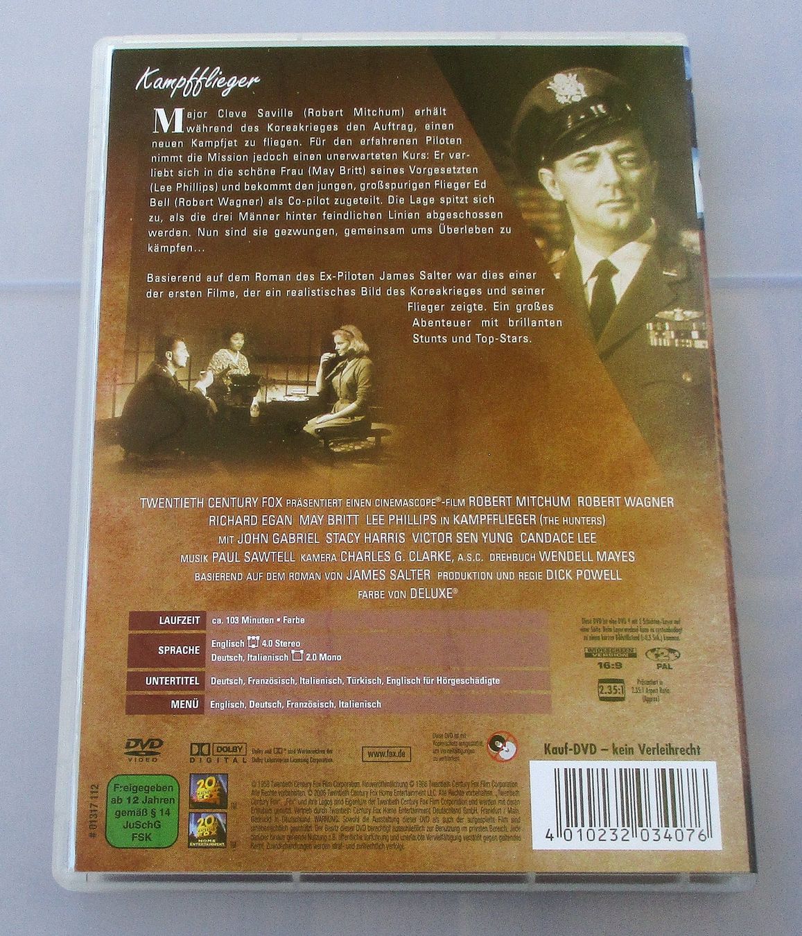 Tous les DVDs: KAMPFFLIEGER - Robert Mitchum/Robert Wagner – D'occasion à Wattwil par Muriel10 1