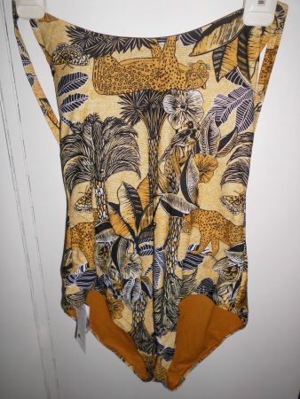 Maillot de bain brun 1 pièce T. 44