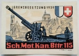 Schwere Mot Kan Bttr 115, geschn, 2.WK, Wi Art 289-2