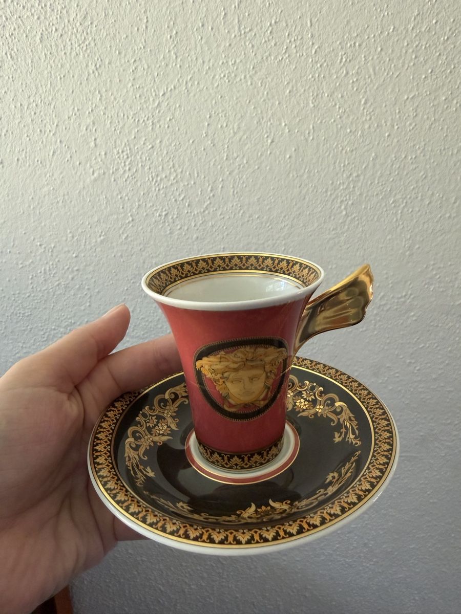Rosenthal Geschirrsets: Rosenthal & Versace 4 cups/ 4 plate – Gebraucht aus Schaffhausen von Nadiuna