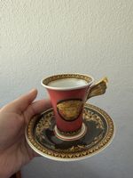 Rosenthal & Versace 4 cups/ 4 plate