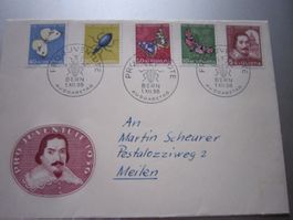 PJ 1956 FDC schöne Zusammensetzung