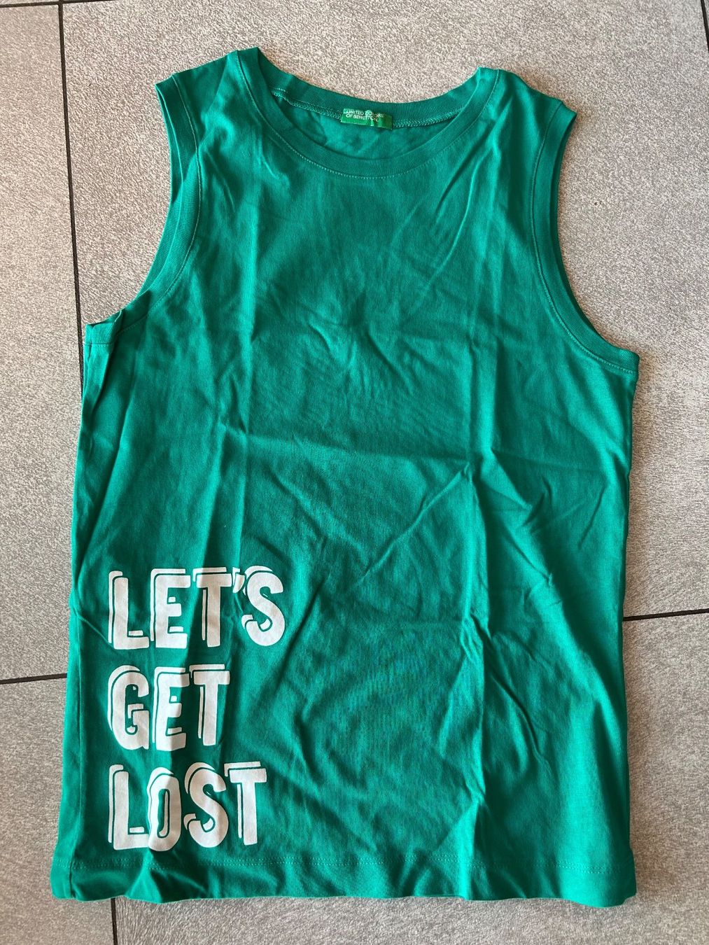 Benetton Camicie, T-shirt & Polo: Top BENETTON vert gr 146 / 11 - 12 ans – Usato da Arbedo venduto da nadia1973