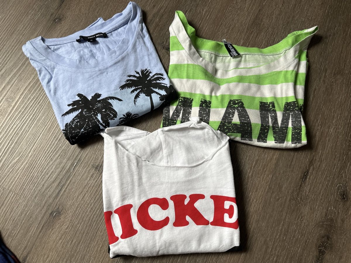 Ensembles coordonnés: 5 coole, kurze Mädchen T-Shirts Gr M – D'occasion à Krauchthal par Kiddy32 2