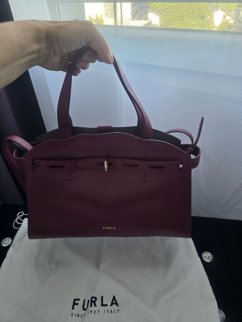 Furla Borse da donna: Sac Furla , Bordeaux – Nuovo e nell'imballaggio originale da Formangueires venduto da fab_q6h8 5