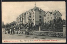 Zürich, Partie am neuen Krankenasyl Neu