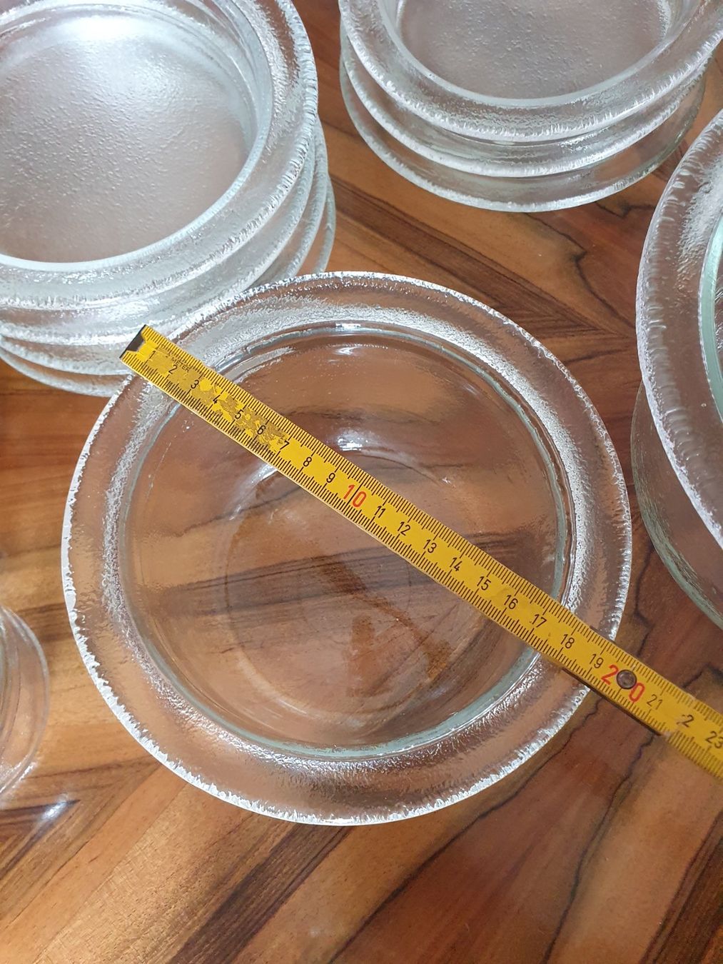 Glasi Hergiswil Set di piatti: Hergiswil Glas Dessergeschirr – Nuovo (secondo la descrizione) da Baden venduto da Hilda7 3