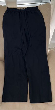 Neue Dame Zara schwarze weite Hose  Große S