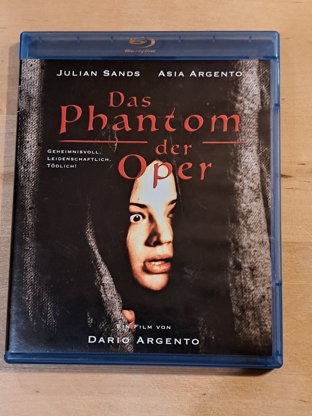 Tutti i DVDs: Blu-ray Das Phantom der Oper von Dario Argento 1998 – Nuovo (secondo la descrizione) da Unterseen venduto da Kanica