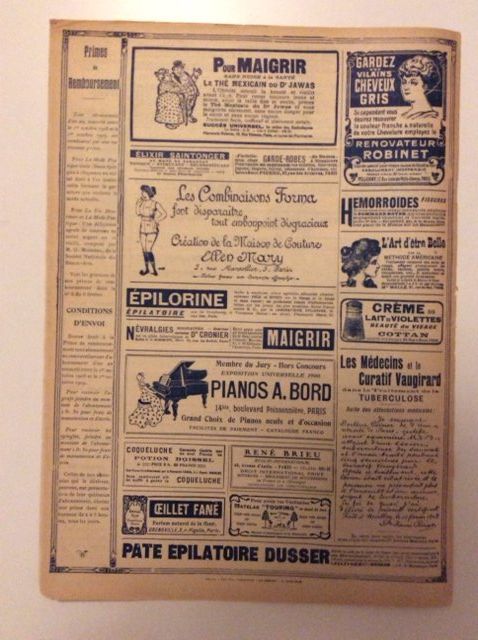 Riviste & Magazine: Journal sur la Mode 1909 – Usato da Genève venduto da edelweiss1900 7