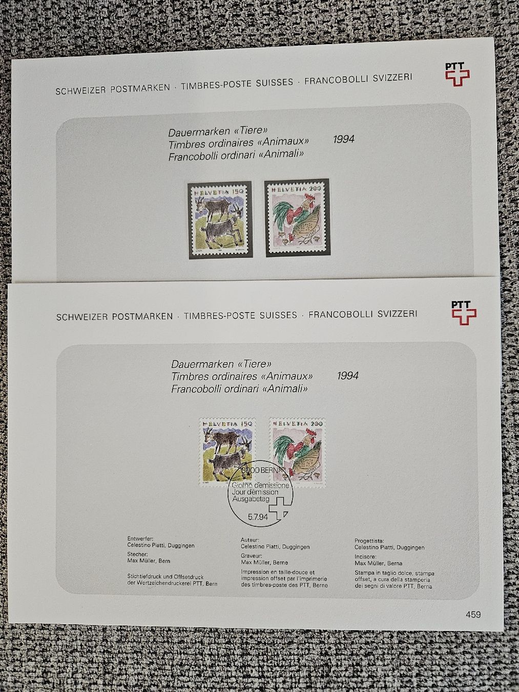 Alle Briefmarken: Briefmarke helvetia Tiere – Neu (gemäss Beschreibung) aus Chur von Kohla1980