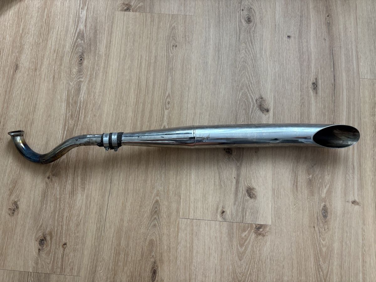 Ciclomotori: Puch Mofa Auspuff Sidepipe – Usato da Wattwil venduto da Emil. 1