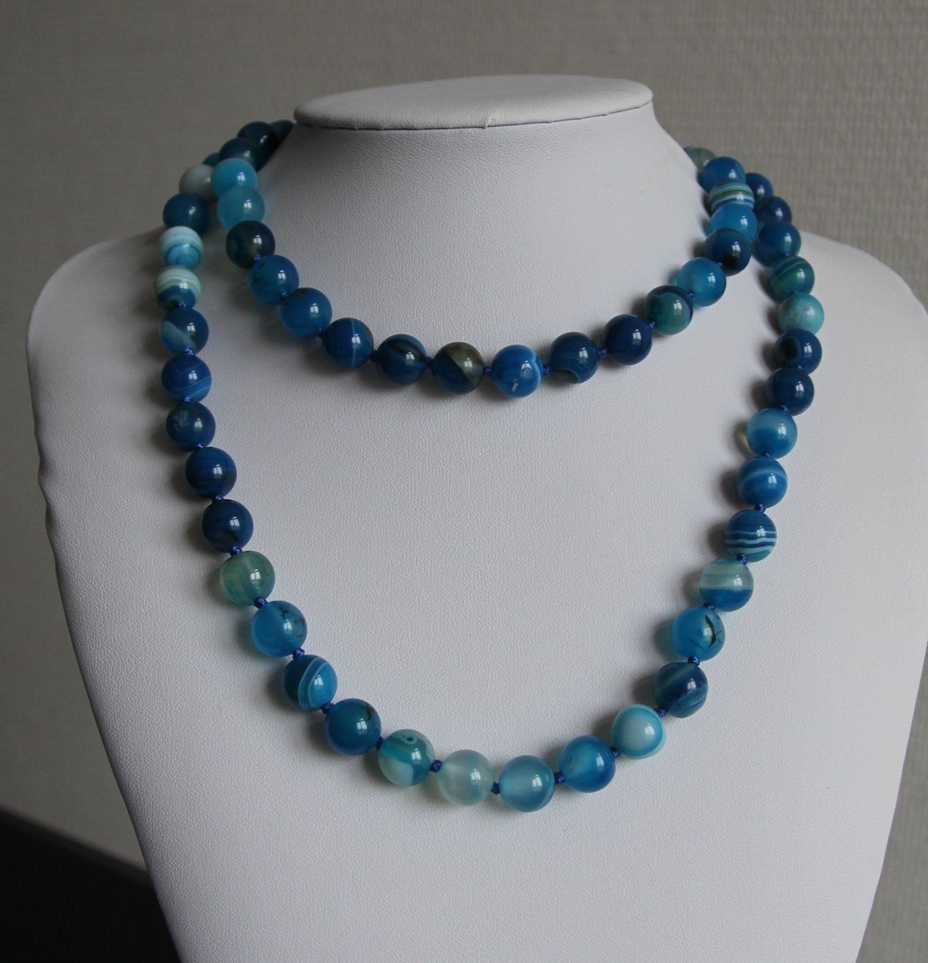Catenine: NEU:Achat Perlen Kette Collier Edelstein – Nuovo (secondo la descrizione) da Matten b. Interl venduto da EdelsteineInterlaken 1
