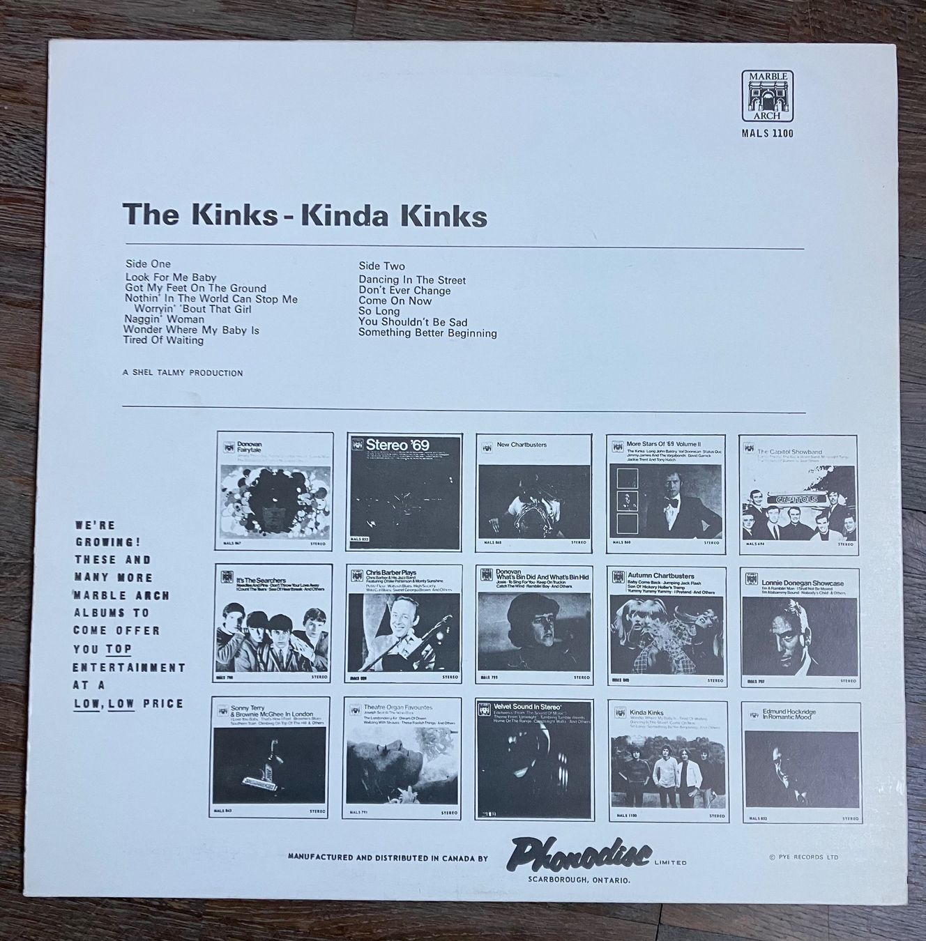 Dischi in vinile: THE KINKS - KINDA KINKS – Usato da steffisburg venduto da Dstauffer 2
