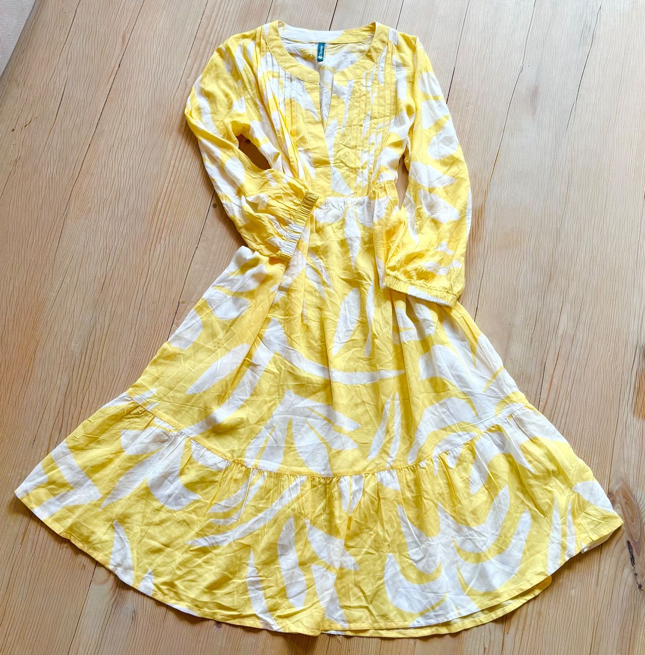 Kleider: Kleid leicht/luftig,zitronengelb,Chicorée,Gr.S – Neu (gemäss Beschreibung) aus Siblingen von Vany_McDougall 8