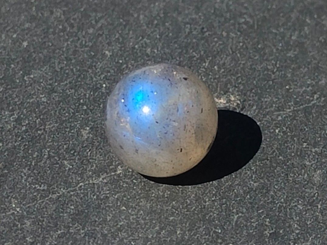 Biglie: Rare bille labradorite 10mm pour bague Gilbert Albert – Usato da Dugny (Leytron) venduto da ami_96ph