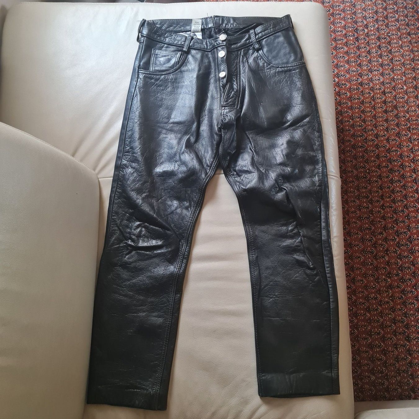 Pantaloni: Lederhose in schwarz , Grösse S – Usato da Coeuve venduto da Nelly2