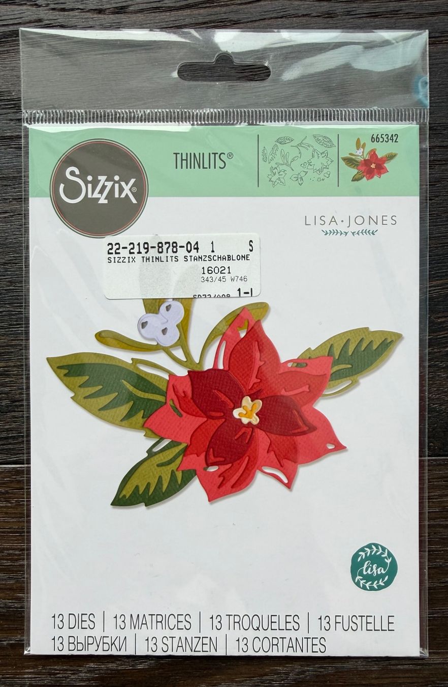 Sizzix Sciablone: Sizzix Thinlits Die Set - Layered Christmas Flower – Nuovo e nell'imballaggio originale da Zürich venduto da Sunset69