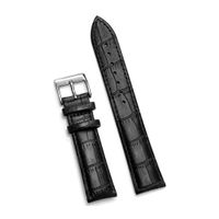 Bracelet 22mm Alligator Unicolore Noir
