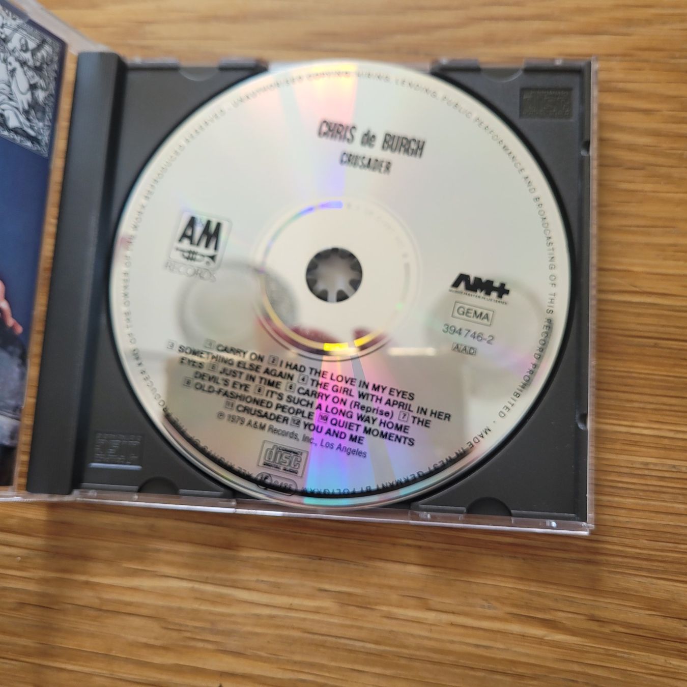 CD: CD Chris De Burgh Crusader – Usato da Biel/Bienne venduto da Destockweb 1