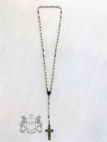 Antiker Rosenkranz Perlmutt Silber *S2863