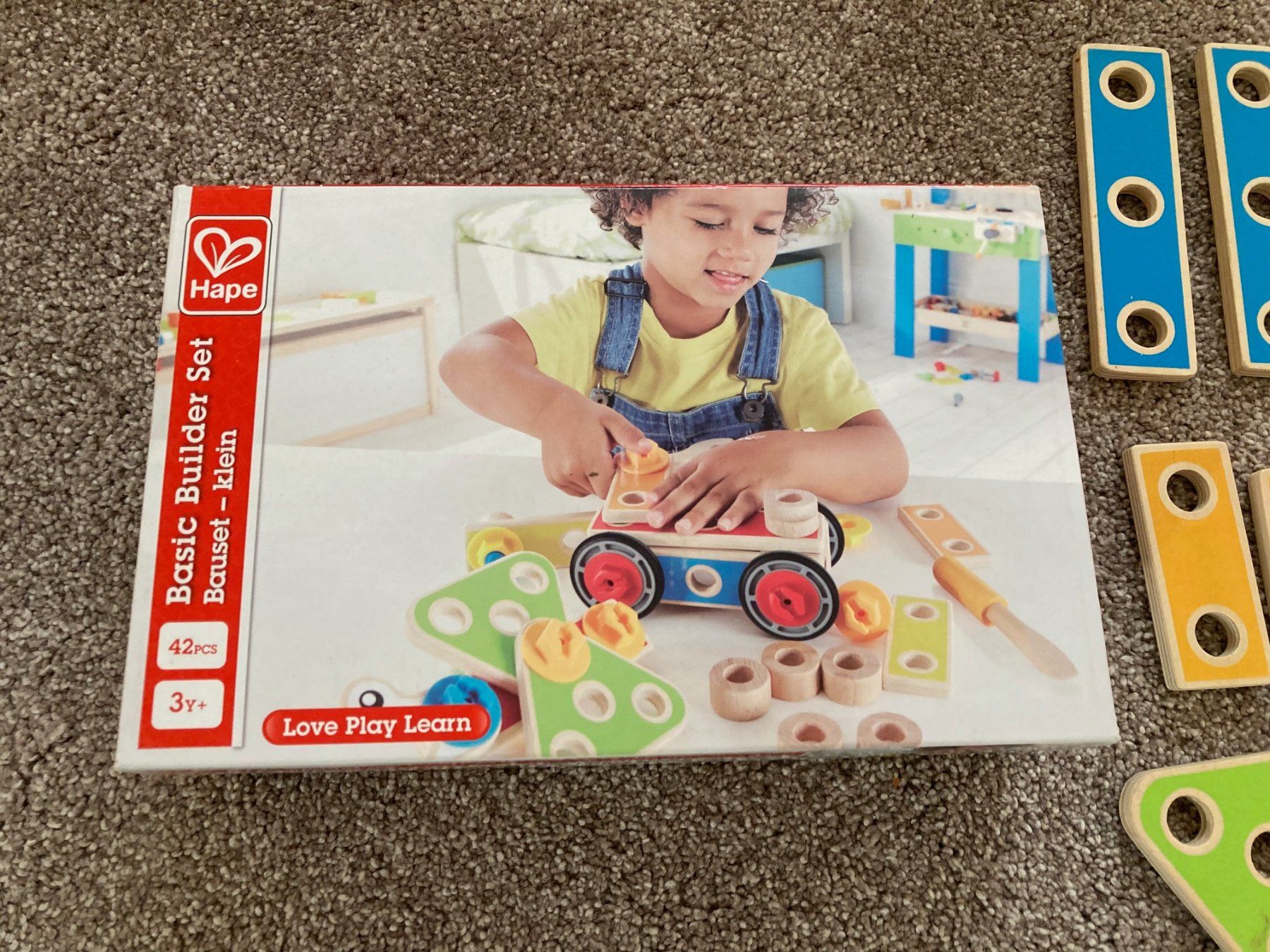 Hape Giocattoli: Bau-Set für Kinder / Basic Builder Set von Hape – Usato da Grüt (Gossau ZH) venduto da javelin00 1