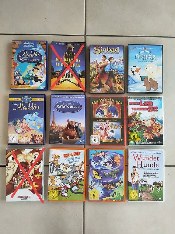 Tutti i DVDs: Kinder DVD's gratis abzugeben – Usato da Fulenbach venduto da agr_hp8r