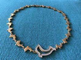 Collier tour de cou dauphins