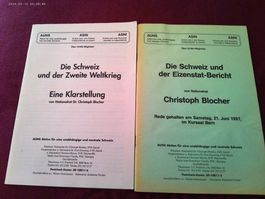 Christoph Blocher Bericht Schweiz und Zweiter Weltkrieg