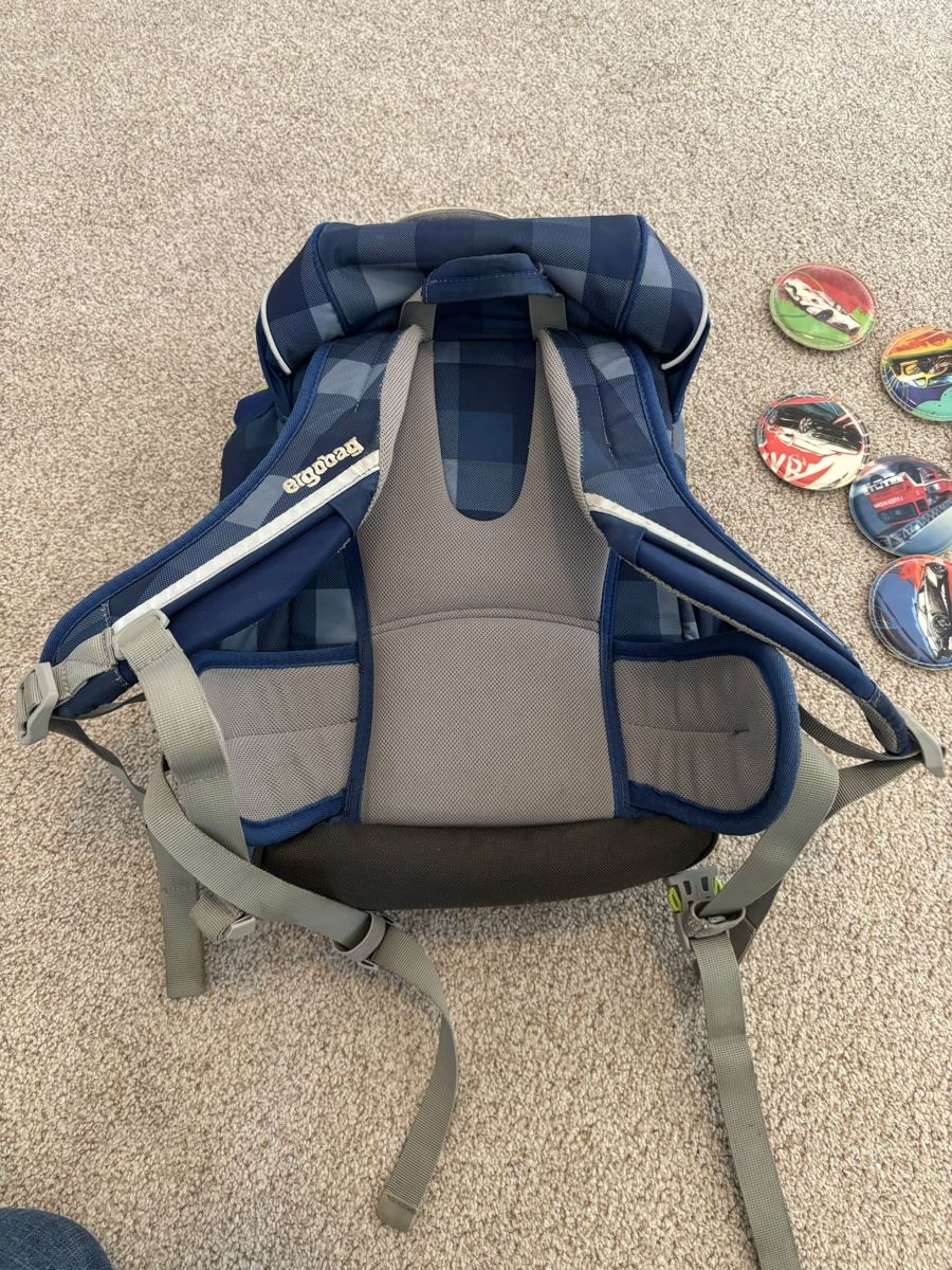 Ergobag Borse & Zaini: Ergobag Kindergartenrucksack mit 8 Kletties – Usato da Bern venduto da 81guggi 3