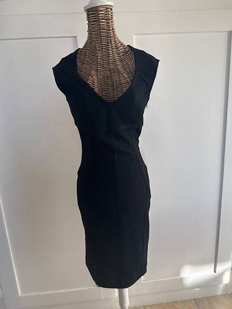 Elegantes schwarzes Etuikleid von Morgan  Gr. XS