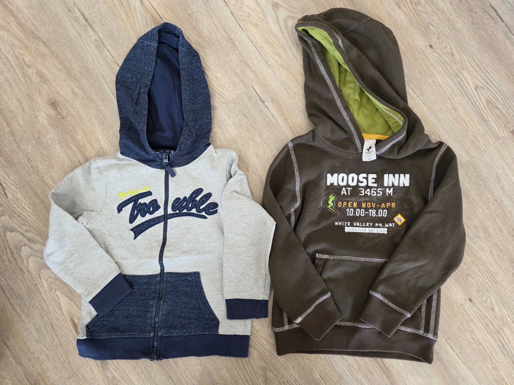 Maglioni & Felpe: 2 Kapuzenpullover Grösse 110 – Usato da Meiringen venduto da tma_2