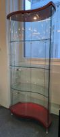 Vitrine OREGINA mit gerundetem Glas, absolut neuwertig !